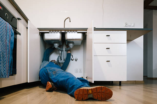 Professional Drain Cleaning technician working in Charlotte, TX